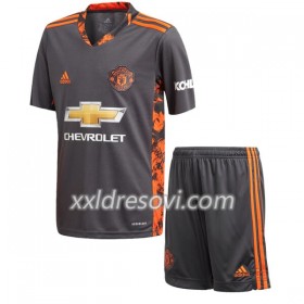 Manchester United Golmanski Domaći Dječji Komplet Dresovi za Nogomet 2020-2021 (+ kratke hlače)